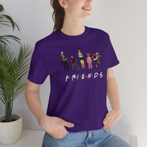 Christmas Friends-Unisex Jersey Short Sleeve Tee