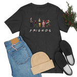 Christmas Friends-Unisex Jersey Short Sleeve Tee